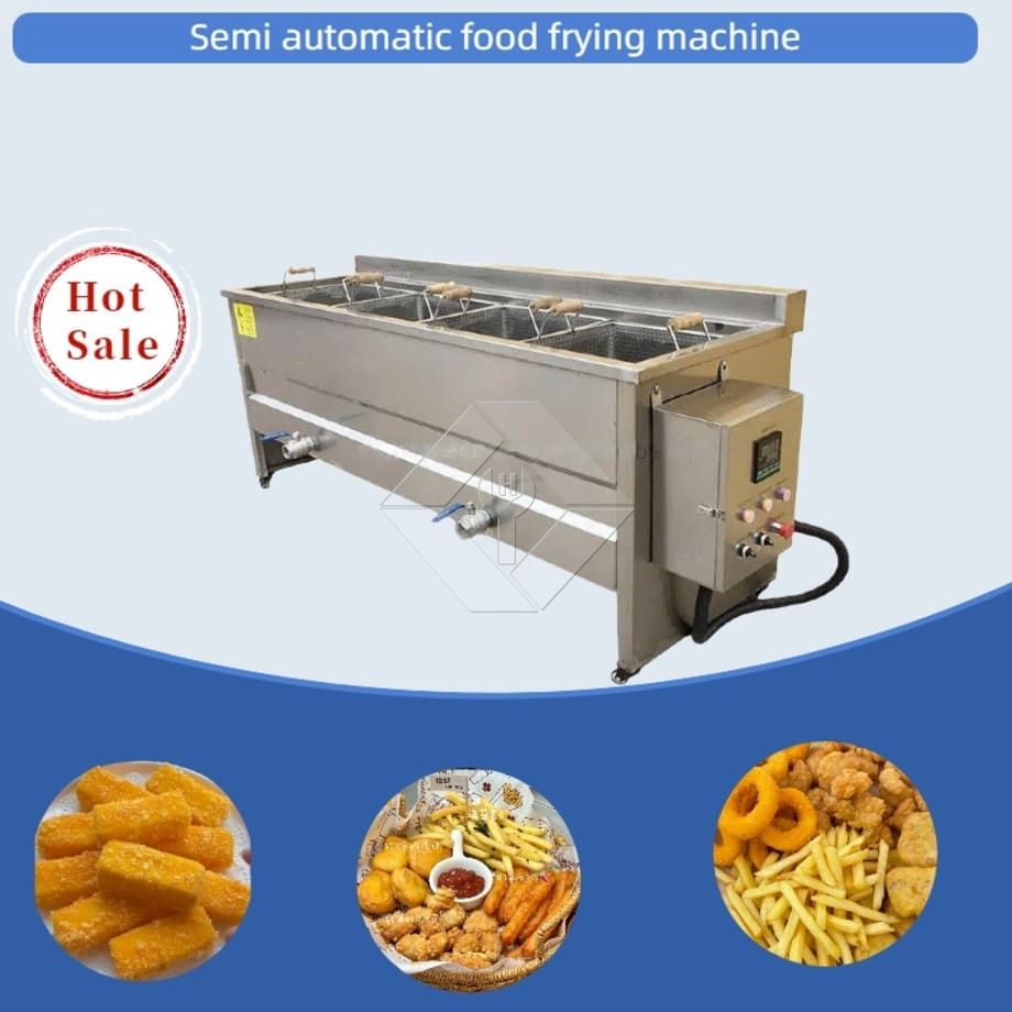 专业批量式零食油炸机手动炸薯条油炸机高品质