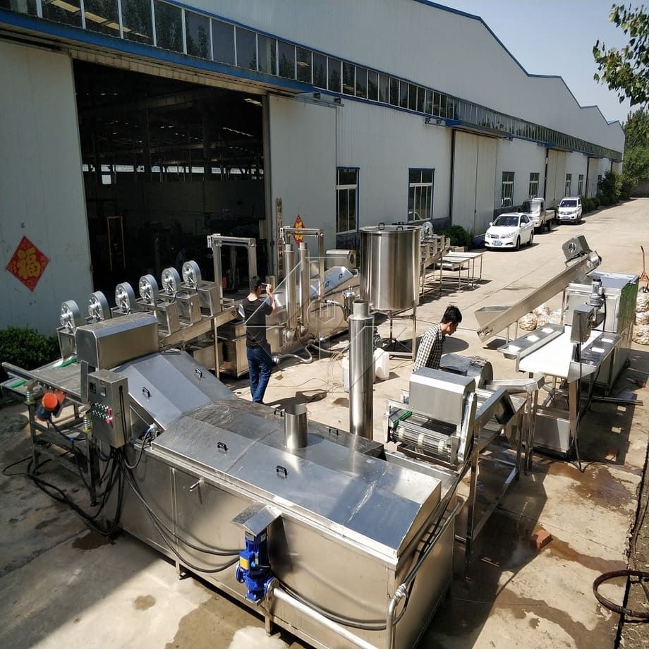 出厂价100-1000公斤自动冷冻薯条薯片制造机生产线出售