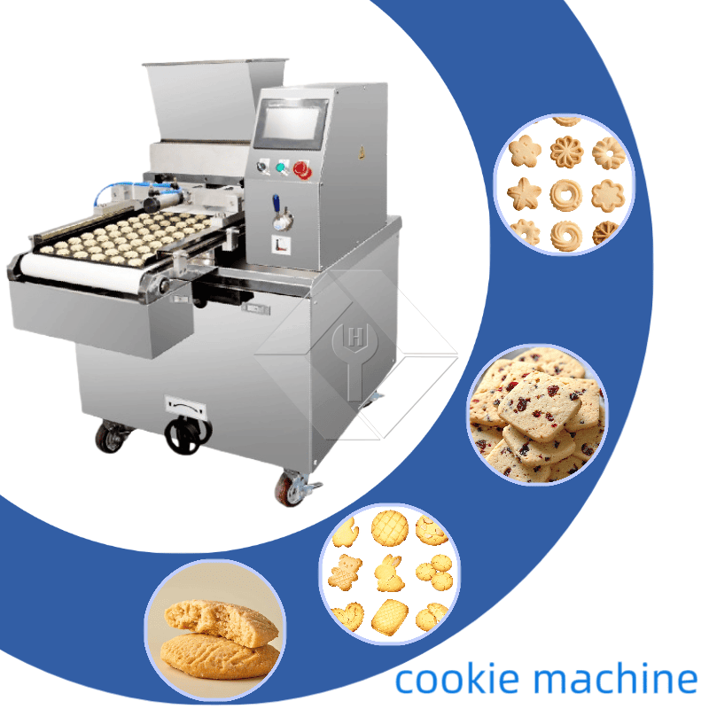 具有可互换模具的自动成型饼干制造机，用于定制饼干生产和高产量工业用途