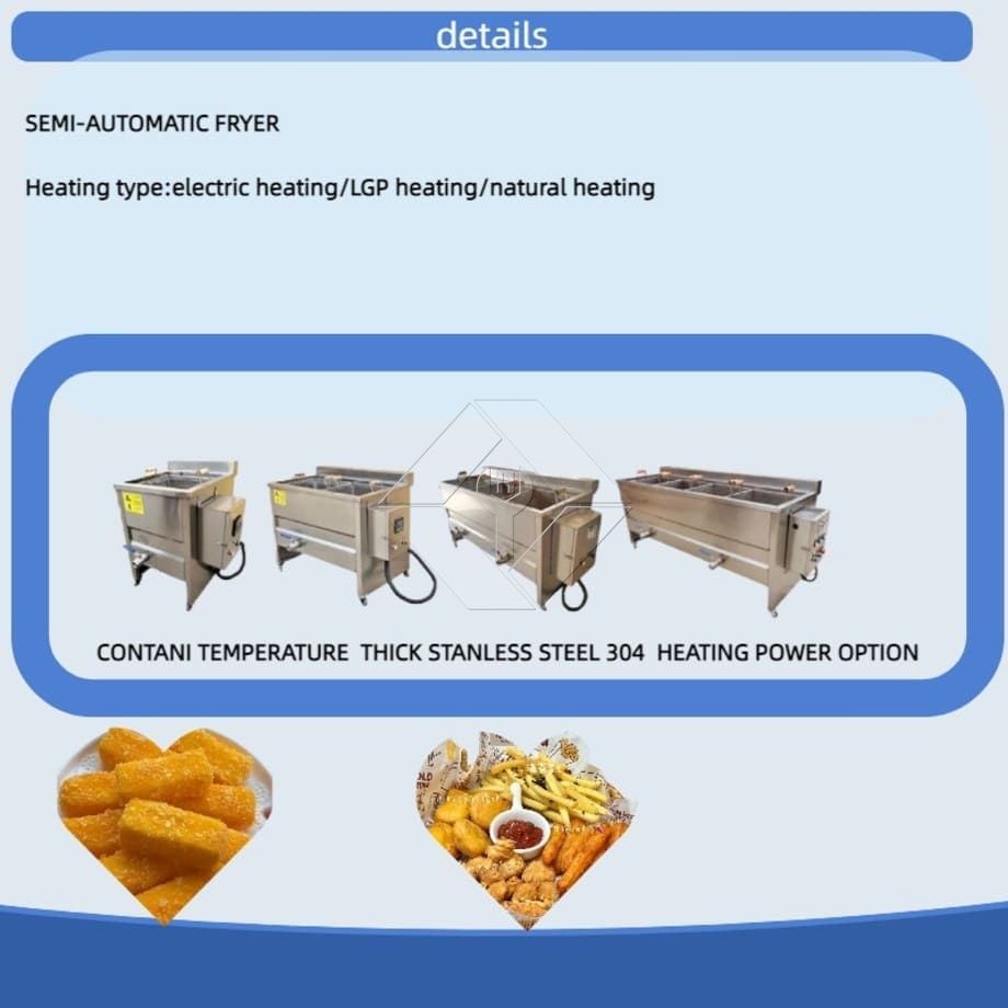 专业批量式零食油炸机手动炸薯条油炸机高品质